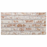 Pannelli Murali 3D 10 pz Rosso e Bianco 100x50 cm EPS