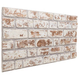 Pannelli Murali 3D 10 pz Rosso e Bianco 100x50 cm EPS