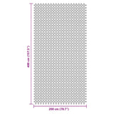 Tappeto da Tenda Antracite 4x2 m