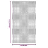 Tappeto da Tenda Antracite 4,5x2,5 m
