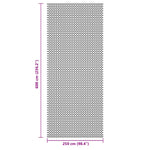 Tappeto da Tenda Antracite 6x2,5 m
