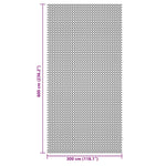 Tappeto da Tenda Antracite 6x3 m