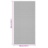 Tappeto da Tenda Antracite 6x3 m