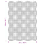 Tappeto da Tenda Blu 3,5x2,5 m