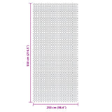 Tappeto da Tenda Verde 5,5x2,5 m
