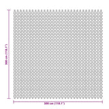 Tappeto da Tenda Verde 3x3 m