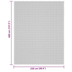 Tappeto da Tenda Crema 4x2,5 m