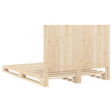 Giroletto con Testiera 140x200 cm in Legno Massello di Pino