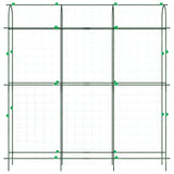 Tralicci Giardino per Piante Rampicanti 3pz Telaio a U Acciaio