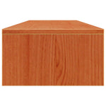 Supporto Monitor Marrone Cera 100x27x15 cm Legno Massello Pino