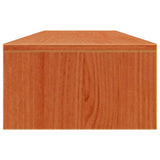 Supporto Monitor Marrone Cera 100x27x15 cm Legno Massello Pino