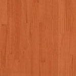 Supporto Monitor Marrone Cera 100x27x15 cm Legno Massello Pino