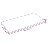 Testiera da Parete 12 pcs 30 x 15 cm Grigio scuro Tessuto