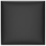 Testiera da Parete 12 pcs 30 x 30 cm Nero Tessuto