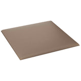 Testiera da Parete 12 pcs 30 x 30 cm Cappuccino Tessuto