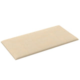Testiera da Parete 12 pcs Crema 60 x 30 cm Tessuto