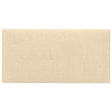 Testiera da Parete 12 pcs 60 x 30 cm Crema Tessuto