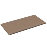 Testiera da Parete 12 pcs Cappuccino 60 x 30 cm Tessuto