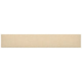 Testiera da Parete 12 pcs Crema 90 x 15 cm Tessuto