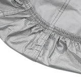 Mezza Copertura Auto con Ganci Argento XL PEVA