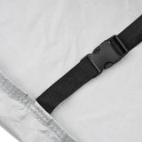 Mezza Copertura Auto con Ganci Argento XL PEVA