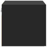 Mobile a Parete Nero 50x42,5x40 cm in Legno truciolato
