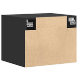 Mobile a Parete Nero 50x42,5x40 cm in Legno truciolato