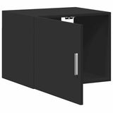 Mobile a Parete Nero 50x42,5x40 cm in Legno truciolato