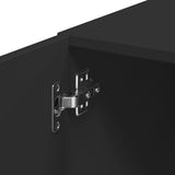 Mobile a Parete Nero 50x42,5x40 cm in Legno truciolato