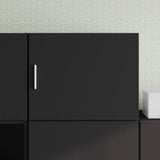 Mobile a Parete Nero 50x42,5x40 cm in Legno truciolato
