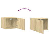 Mobile a Parete Rovere Sonoma 50x42,5x40 cm Legno truciolato