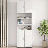 Mobile a Parete Bianco 80x42,5x64 cm in Legno truciolato