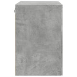 Mobile a Parete Grigio Cemento 80x42,5x64 cm Legno truciolato