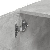 Mobile a Parete Grigio Cemento 80x42,5x64 cm Legno truciolato
