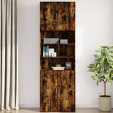 Mobile a Parete Rovere Fumo 80x42,5x64 cm in Legno truciolato