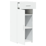 Credenza Bianca 40x42,5x93 cm in Legno truciolato