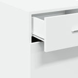 Credenza Bianca 40x42,5x93 cm in Legno truciolato