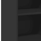 Credenza Nera 45x41x93 cm in Legno truciolato