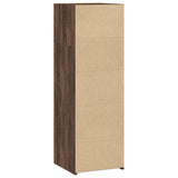 Credenza Rovere Marrone 40x41x124cm in Legno truciolato