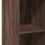 Credenza Rovere Marrone 40x41x124cm in Legno truciolato