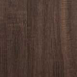 Credenza Rovere Marrone 40x41x124cm in Legno truciolato