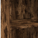 Credenza Rovere Fumo 50x41x124 cm in Legno truciolato