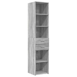 Mobile Sottile Grigio Sonoma 40x42,5x225 cm in Truciolato