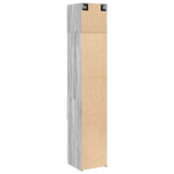 Mobile Sottile Grigio Sonoma 40x42,5x225 cm in Truciolato