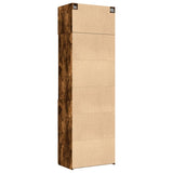 Armadietto Rovere Fumo 70x42,5x225 cm in Truciolato