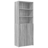 Armadietto Grigio Sonoma 70x42,5x225 cm in Truciolato