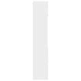 Mobile Portaoggetti Bianco 80x42,5x225 cm in Truciolato