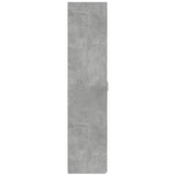 Credenza Grigio Cemento 50x42,5x185 cm in Legno Ingegnerizzato