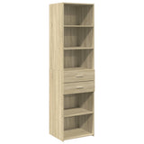 Credenza Rovere Sonoma 50x42,5x185 cm in Legno truciolato