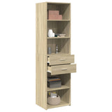 Credenza Rovere Sonoma 50x42,5x185 cm in Legno truciolato